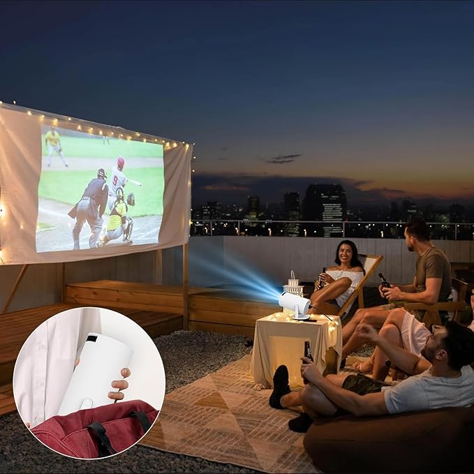 🎥 Vidéoprojecteur Portable HD | Écran géant partout